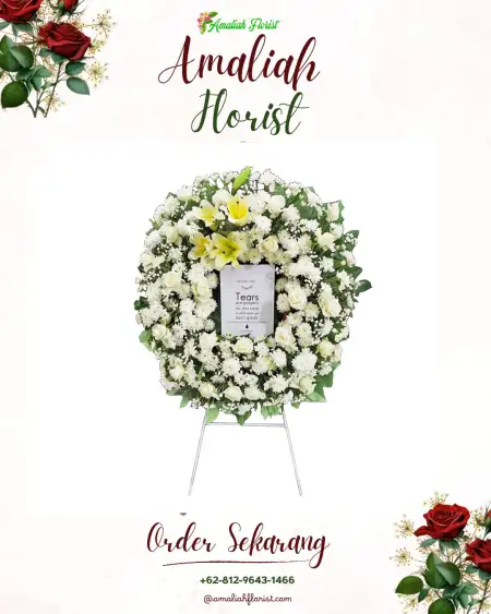 Krans Bunga Duka Munduk Temu